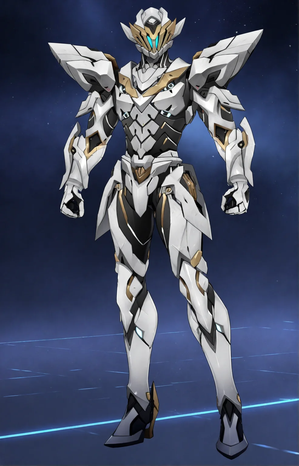 8k, best quality, masterpiece, (ultra-detailed:1.1), (high detailed skin),
<lora:LKtrainre-A3-Tanger-000010:0.7>, Sam /(honkai: star rail/), armor, white armor, 1boy, male focus, helmet,
full body,