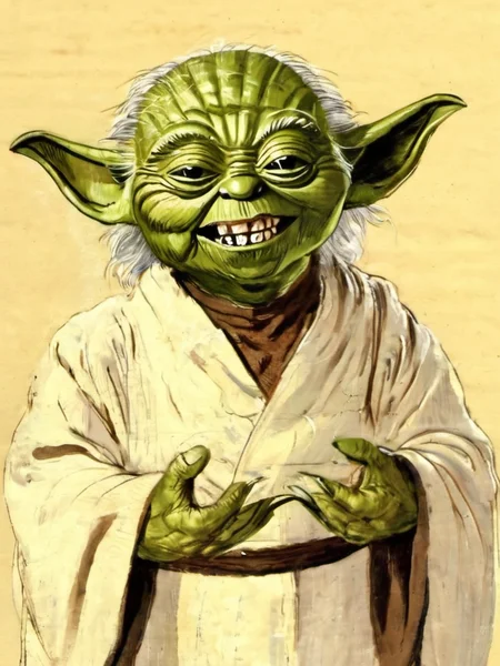 antiquefauna yoda laughing, high quality, very sharp  <lora:hjantiquefauna_v10xl:0.8>