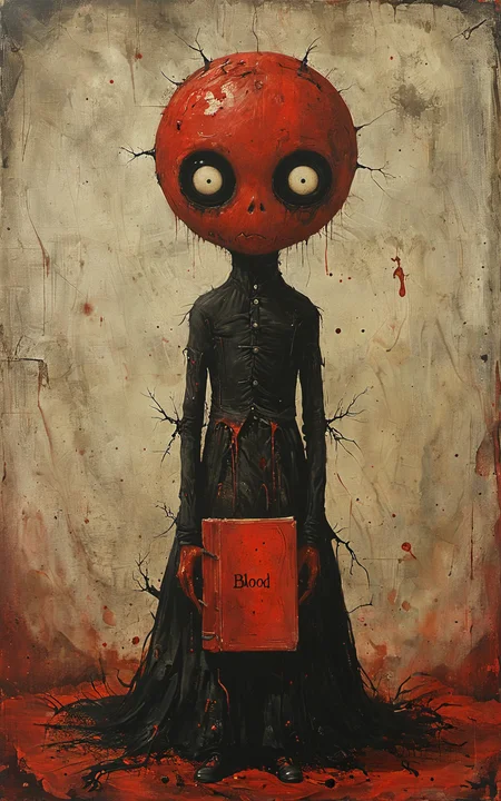 Everybody is a book of blood; wherever we're opened,we're red.,
<lora:Neon_Cyberpunk_Impressionism_SDXL:0.3>,mad-cybrpnkimprss,
<lora:- SDXL - vant_blk_contrast_V2.0:0.3>,
<lora:dark_fantasy_art:0.2>,
<lora:NicolaSamori:0.2>,
<lora:tbh219-sdxl:0.6>,tbh219,
<lora:Desolation:0.2>,
<lora:rbcharc0al:0.0>,rbcharc0al,
<lora:CBarkerAIXL:0.0>,
<lora:Dark_Novel:0.0>,
<lora:Disturbia:0.0>,
<lora:Lost_In_Dreams:0.1>,