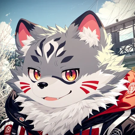 score_9, score_8_up, score_7_up, zPDXL3, ((((sdgs4by zuppu11)))), 1boy, furry, solo
