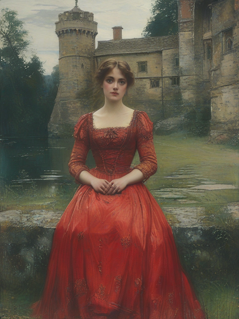 masterpiece,best quality,<lora:tbh104-sdxl:1>,portrait of character,style of Edwin Austin Abbey,