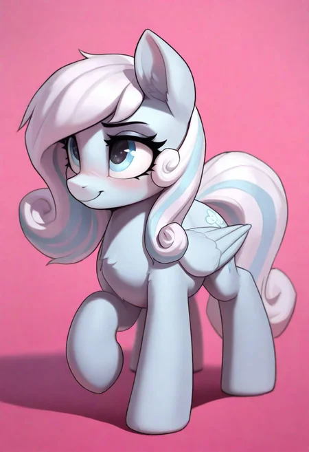 masterpiece, best quality, 32k, high resolution, absurdres, snowdrop, pegasus, furry