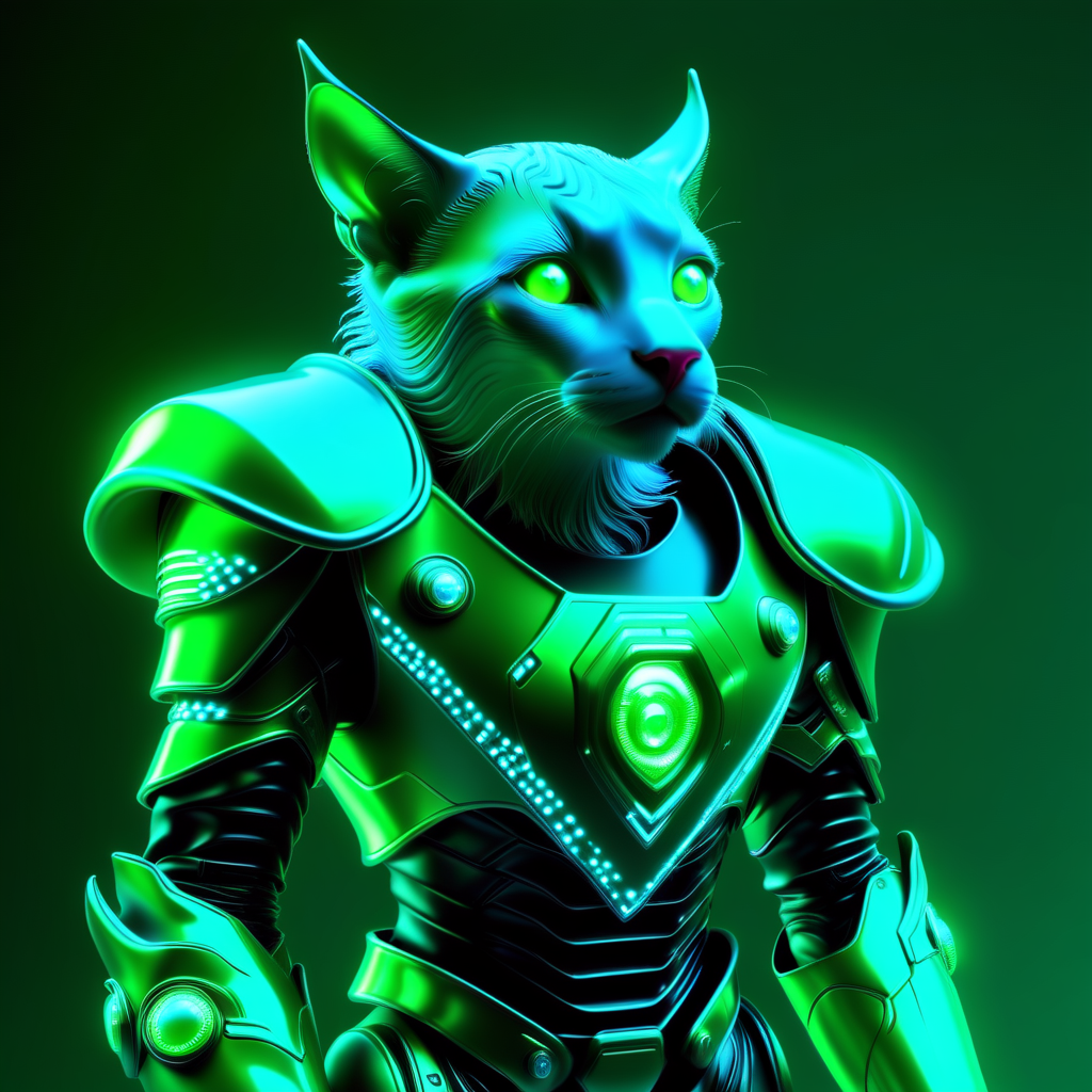 blue theme, hair ornament, glowing eyes, robot, shoulder armor, looking up, santa costume, sports car, green theme