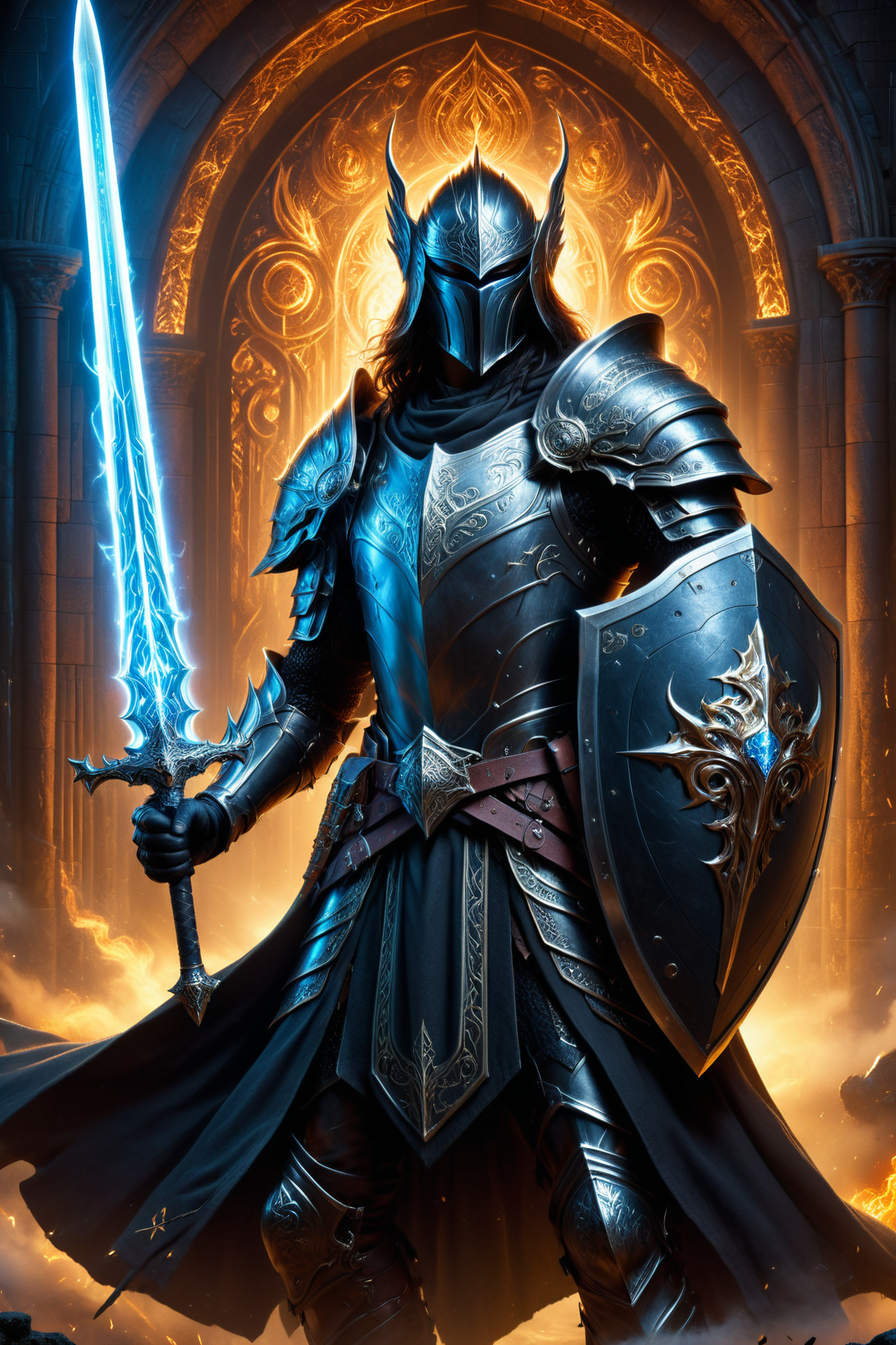 by ((( William Stout ) and  Octavio Ocampo ) and  Kilian Eng ) and  Dmitry Kustanovich  ,   character, sword and shield <lora:sword_and_shield:0.45>  ,  digital oil pastel on canvas<lora:oil_pastel:1.00> , full body length8k, , photorealistic, exalted, otherworldly  <lora:more_art:0.30><lora:clothing_slider:2.00><lora:great_lighting:1.30><lora:aesthetic:1.15><lora:photorealistic_portrait:1.25><lora:RMSDXL_Enhance:0.45><lora:RMSDXL_Creative:0.35><lora:RMSDXL_Photo:0.45><lora:RMSDXL_Darkness_Cinema:0.50><lora:XDetail_heavy:0.45><lora:perfect_eyes:0.15><lora:perfect_hands:0.15><lora:midjourney:-0.15><lora:looking_at_viewer:0.75><lora:dpo:0.25>