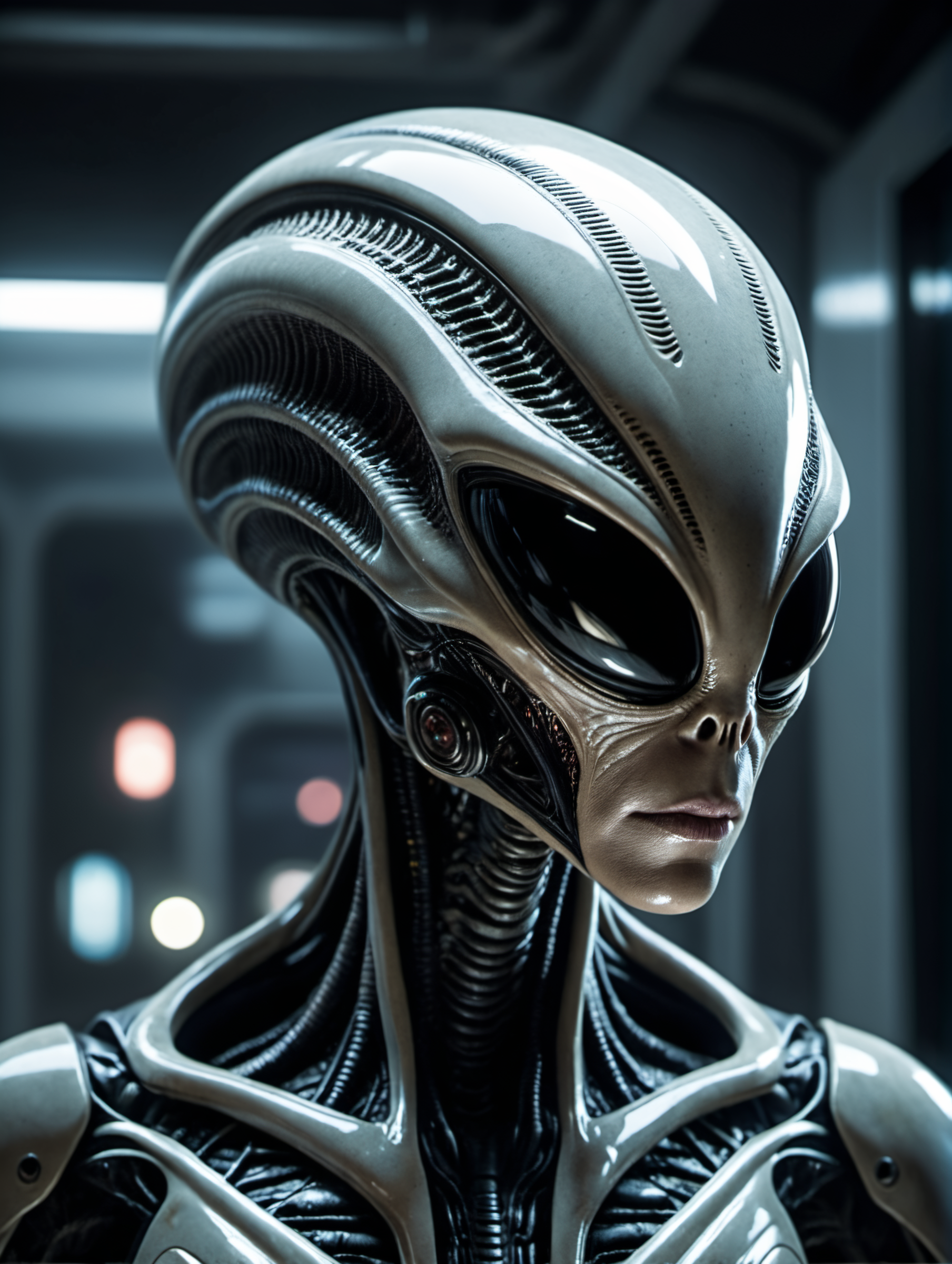 Alien-themed impress me by creating an award-winning photograph exploring an original and unconventional theme that captivates and amazes the viewer. Push boundaries of traditional concepts,infusing the image with creativity and wonder,leaving a lasting impression on those who behold it,32K,absurdres,intricately detailed,. Extraterrestrial,cosmic,otherworldly,mysterious,sci-fi,highly detailed,