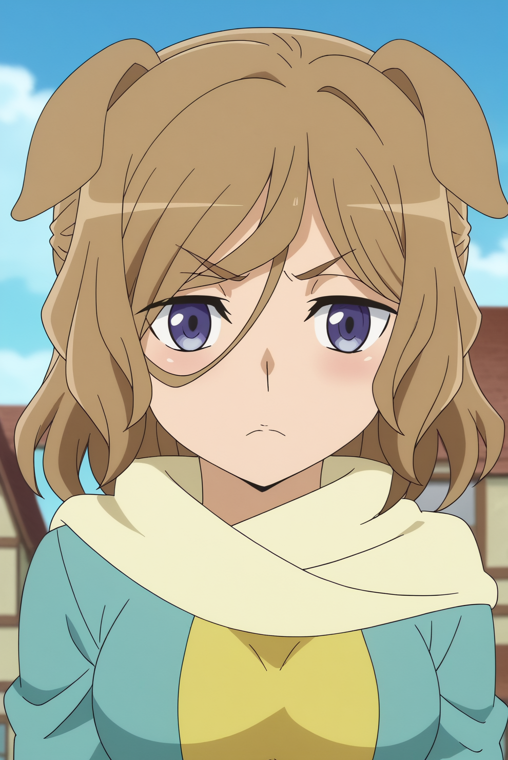 Naza Ersuisu, anime screencap <lora:Danmachi-Naza_Ersuisu-PDXL:0.8>