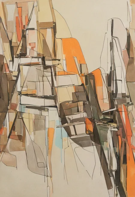 (a high_rise building, modern architecture, urban background:1.5),
(abstract painting, impressionism, watercolor, oil painting brushstrokes, oil painting texture:1.3),
(brutalist architecture, BRIGHT green AND DARK BROWN color palette, curve LINE, circle, ellipse, core), AK, abstract, deconstruction, geometry, geometric composition,paint painting,harmonious colors, black frame,rectangle, tilt, flat painting, framex, horizontal, Constructivism, Fauvism, LW, Architecture sketch