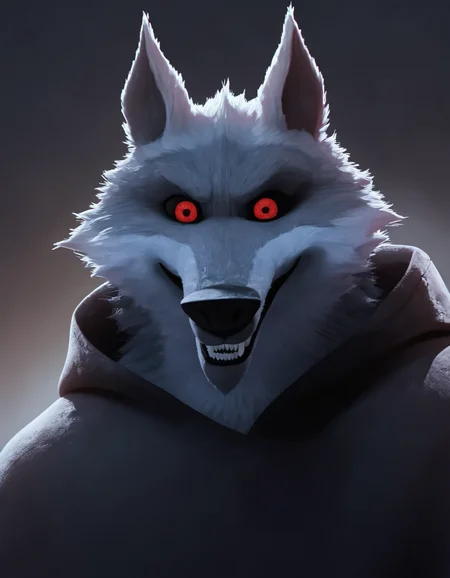 score_9, score_8_up, score_7_up, score_6_up, score_5_up, BREAK source_furry, (dw, anthro gray wolf:1.1), teeth, red eyes, upper body, looking at viewer <lora:Death_wolf:0.8>