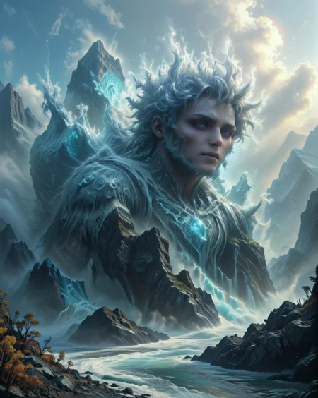 dark fantasy Rogue wave mountains collapsing into fractal foam patterns,Frost morning: Hoar-crystal clouds glittering like diamond mist,
random character in landcscape,
<lora:ral-dark-fantasy-il:1>,apocalyptic,
<lora:extremely_detailed:0.5> extremely detailed,
<lora:DetailMaximizer:0.3>,
<lora:Dream Scenery XL:0.3> Dream Scenery,
<lora:add-detail-xl:0.5>,
detailxl