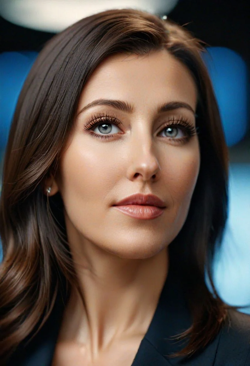 beauty photo perfection, (((cinematic film still))) Museum-quality gigapixel cgtrader photorealistic face focus portrait of (milfpeaches), facing forward, square shoulders, curious expression, 3D scanned, 8K CPU/GPU path traced, by Vitaly Bulgarov and Greg Rutkowski, Zeiss Otus 100mm f/1.4, tilt-shift focus plane, perspective matched IOR reflections, granular skin texture details, fibril lashes, tear ducts, iris imperfections. . shallow depth of field, vignette, highly detailed, high budget, bokeh, cinemascope, moody, epic, gorgeous, film grain, grainy