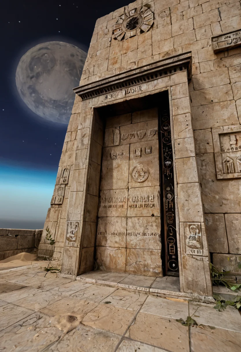 score_9, score_8_up, score_7_up, BREAK, RAW, photo, 8k, very sharp, very detailed, realistic, real, hyper realistic, Photorealistic, real photo, no people, no humans
distant structures, sky, stars, moon, stone wall, tiles, tomb, stone walls, sand,
<lora:Unreal Tournament 2004 - Facing Worlds - Sun Blade_epoch_11:0.7> facing3worlds,
