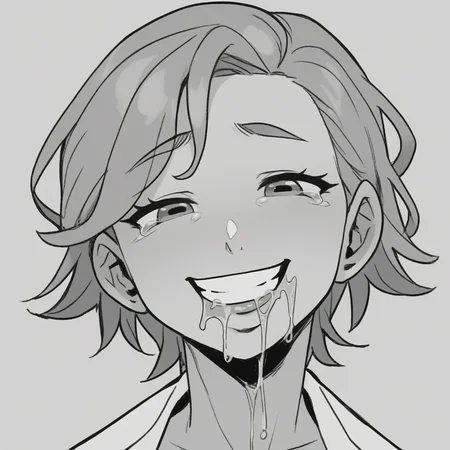 score_9, score_8_up, score_7_up, score_6_up, score_5_up, score_4_up, zPDXL2,source_anime,rating_questionable, <lora:Excessive_Drool:0.8> dr0.80.8l, saliva, excessive saliva, drooling,smile, cowboy shot,
