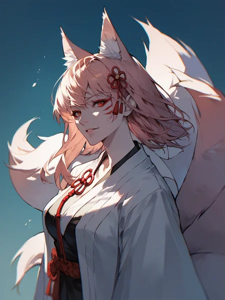 score_9, score_8_up, score_7_up, score_6_up, score_5_up, <lora:kiyoshiSTXLP:1> kiyoshist, solo, 1girl, kitsune,