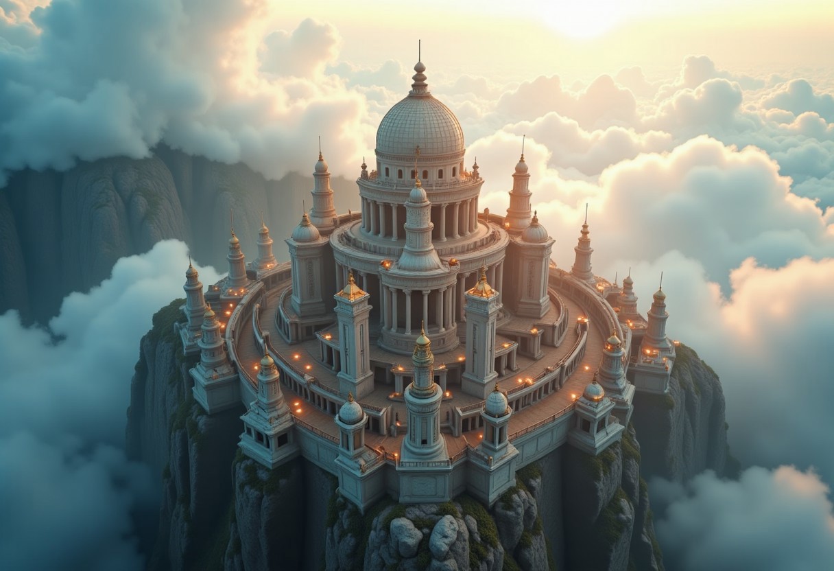 the most realistic, photorealistic photo ever taken [(an ancient greek mythological city:1.5) in the clouds,a dream world shifting landscapes, and ethereal creatures, Captured with a Hasselblad X2D 100C and an 80mm f/1.9 lens, hyper-realistic textures, soft studio lighting, elegant shadows, styled for a Vogue beauty editorial, incredible realism, creamy bokeh, ultra-detailed textures, perfect lighting],