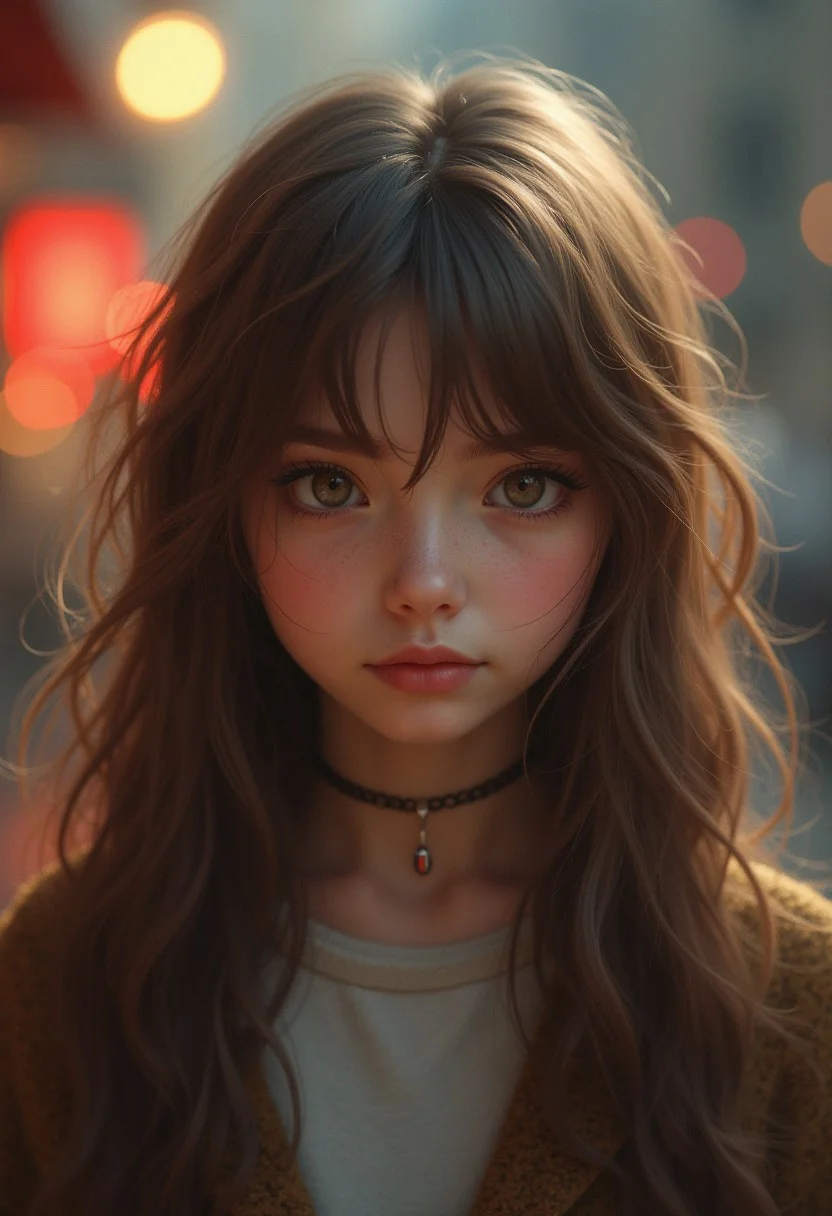 hyperrealistic digital painting by J. Scott Campbell and Jeremiah Ketner and Thomas Saliot, shallow depth of field, realistic, bokeh