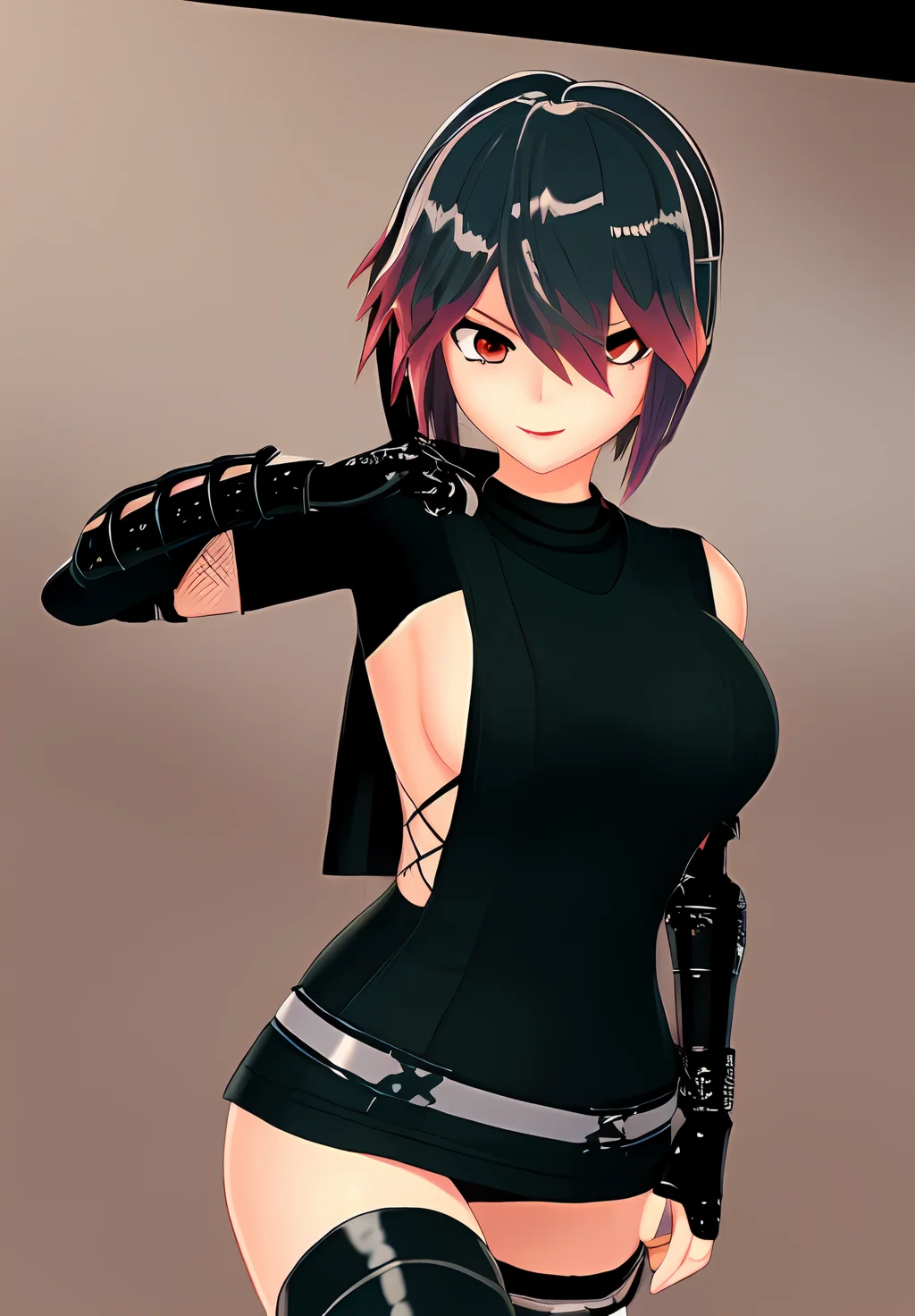 <lora:konoichi_hatsume:0.8>, konoichi_hatsume, 1girl, solo, ninja, fishnets,, (seductive, alluring, charming:1.3), (highly detailed, high quality:1.3)