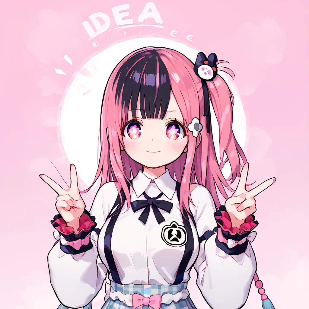 <lora:Berta_Delica:1> black hair, pink hair, multicolored hair, symbol-shaped pupils
<lora:doahonoka_pony:0.8> honoka,dead or alive