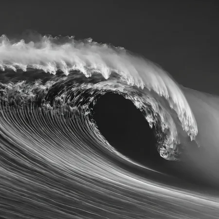 smokeart,see waves monochrome,greyscale,<lora:Smoke_Art:1>