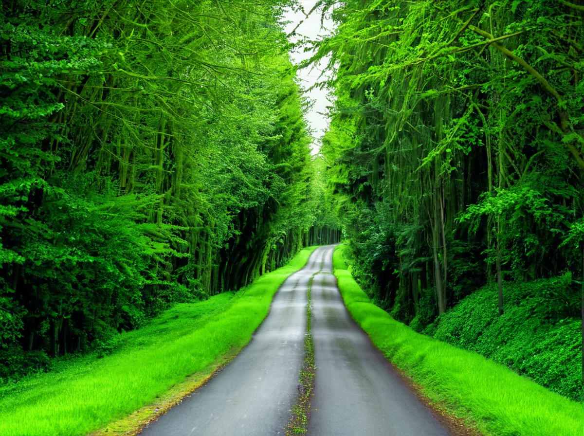 <lora:Aesthetics_Enhancer_XL:0.8>,masterpiece,absurd resolution,8k,
EnhanceImage,green tone,  scenery, grass, tree, outdoors, no humans, nature, forest, road, day, sunlight, bush