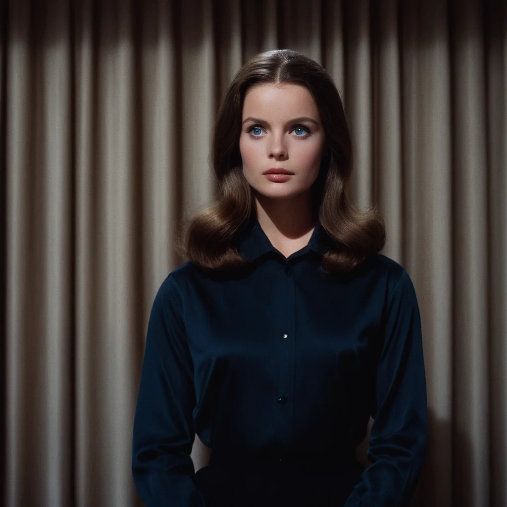 cinematic film still of <lora:1960's style:1>
In the 1960's a woman in a black shirt standing in front of a curtain,1girl,solo,long hair,blue eyes,brown hair,closed mouth,upper body,lips,curtains,realistic ,realistic,realism, detailed, perfection,perfect,filmic,retro,vintage,classic,different haircut,different look,different style,1960's style , 1960 style, shallow depth of field, vignette, highly detailed, high budget, bokeh, cinemascope, moody, epic, gorgeous, film grain, grainy