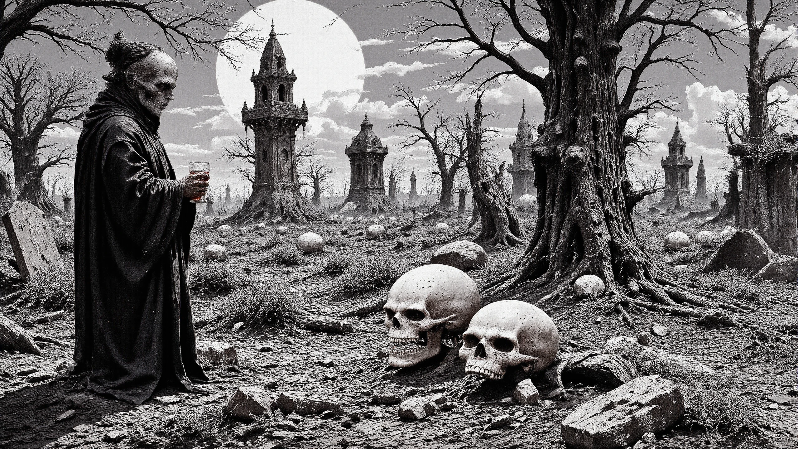terror horror fantasy landscape, graveyard, comics, very detailed vampire girl  drinking a glass of blood, skull, (multilayer paint splash style),  <lora:Hand v2:1> <lora:Anti-Blur:1> <lora:Insane Detail Slider:0.5>   <lora:Flux.1_Turbo_Detailer:0.6>   <lora:flux-photo-transparent_Alpha_1.0:0.8> <lora:flux.1_lora_flyway_Epic-detail_v2:1>   <lora:FluxMythP0rtr4itStyle:0.8> mythp0rt <lora:zy_Dark_Fantasy_Flux:0.5> <lora:Wraith_BW_Flux:0.2> B&W