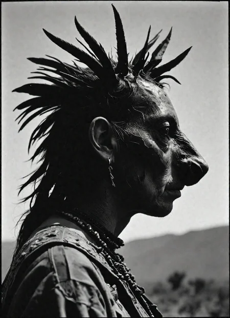 Graciela Iturbide, Emil Melmoth, profile, silhouette, kukeri
