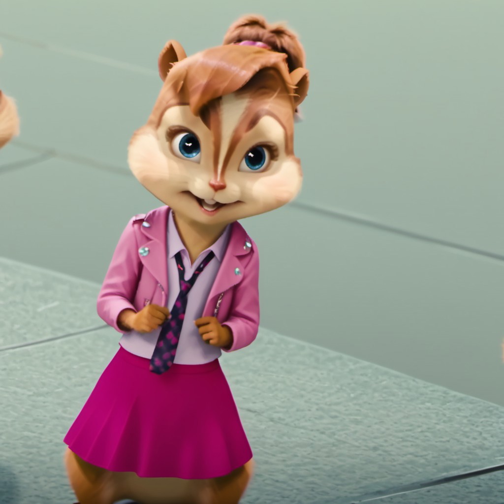 Score_9, score_8_up, score_7_up, source_furry, brittany miller, chipmunk, chipmunk girl, furry female, furry, 3d, render, movie screencap, blue eyes,  white background, Emotions on the face,introduction to the viewer behind , expressive and lively look, in a pink skirt, clear and good quality, depth of drawing
<lora:Brittany_Miller__Alvin_and_the_Chipmunks__CG_Movie_version:0.8>