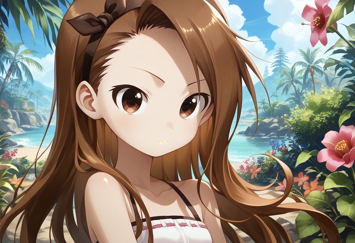 score_9, score_8_up, score_7_up, detailed background, shiny skin, posing, rating safe, 
<lora:yamamoto.pony:1>,
yamamoto,
iori,