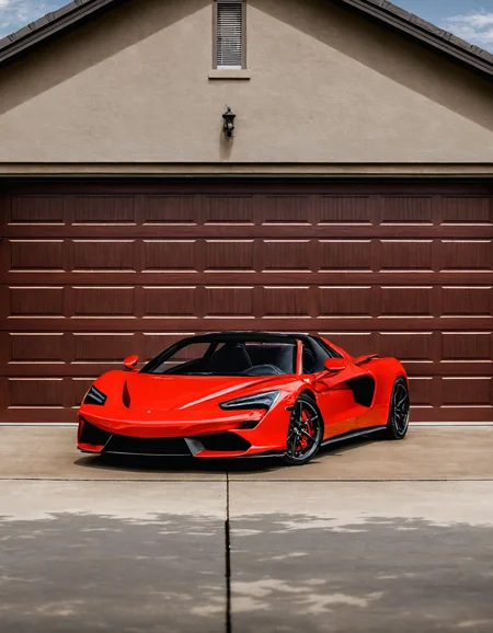 <lora:R0k00M0t0rV3h1c13HD:1>,r0k00m0t0rv3h1c13hd,r0k00bstr0cthd,car,super car,sports car,, a red sports car parked in front of a garage door with a car in the background and a man in the garage [2]
