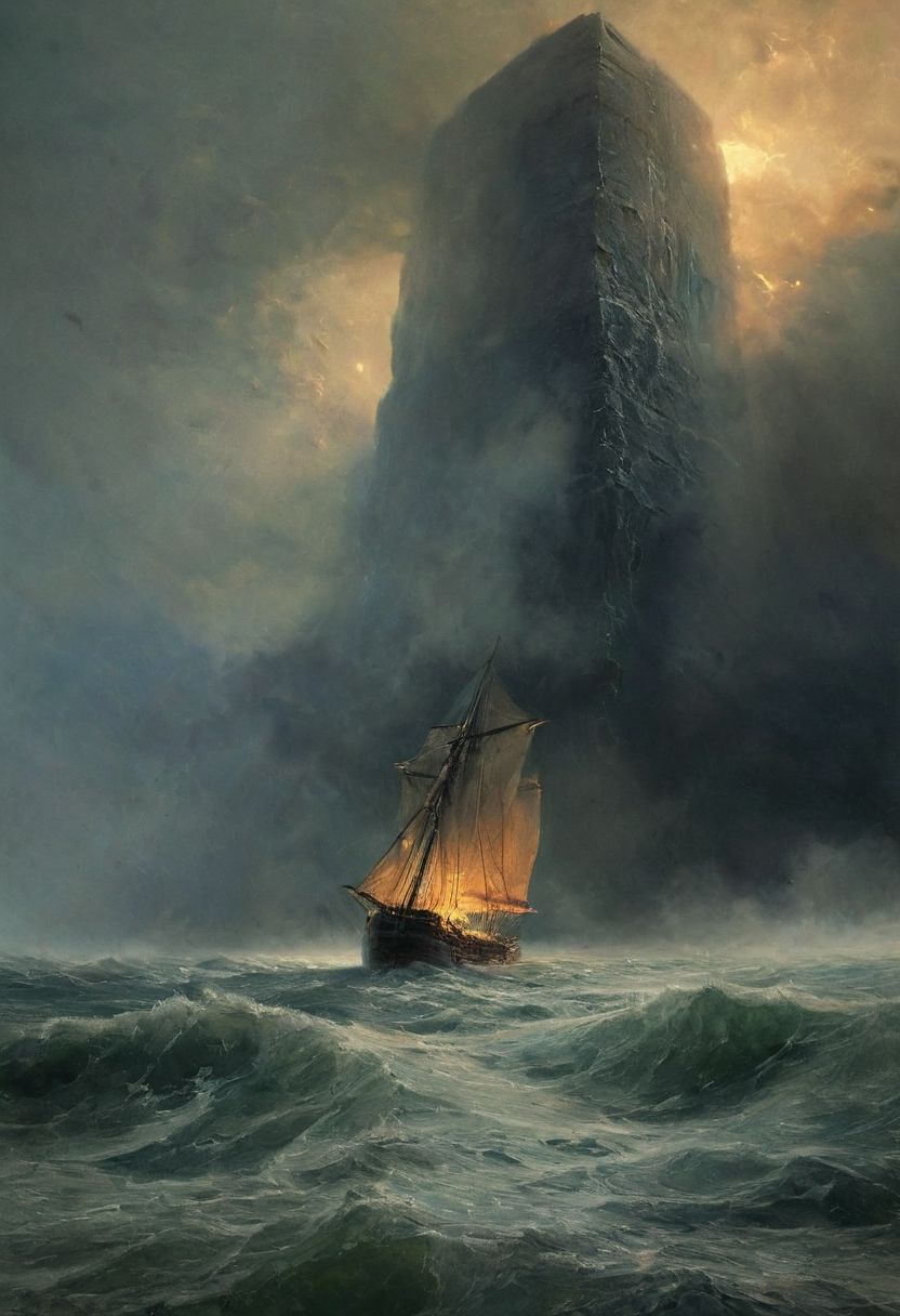 art by Jeremy Mann, god rays, dramatic light,  aesthetic of hard - edge painting:0.1), How ever long we had been at sea, no matter how many songs we sang it wasn't enough. The mental toll of just sitting on the boat and looking at the rippling water drove us crazy,. They had sealed their fates... (vacations, high resolution:1.3), (small, selective focus, european film:1.2), (sexual advance:1.1), ,end of hopes ,silence, extremely detailed,dark,sad, easynegative, digital artwork by Beksinski, extremely detailed, dark, chiaroscuro, low-key,in the style of Kelly Slater ,style by Kelly Slater,closeup,digital artwork by Beksinski, style of Kelly Slate
