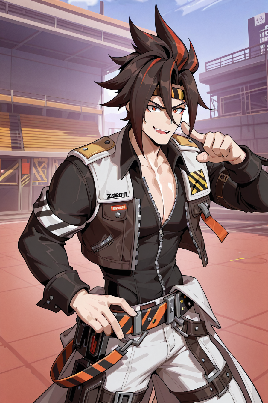 detailed background, shiny skin, posing,
<lora:zenless.il:1>,
zenless,
anton, 
jacket, long sleeves,