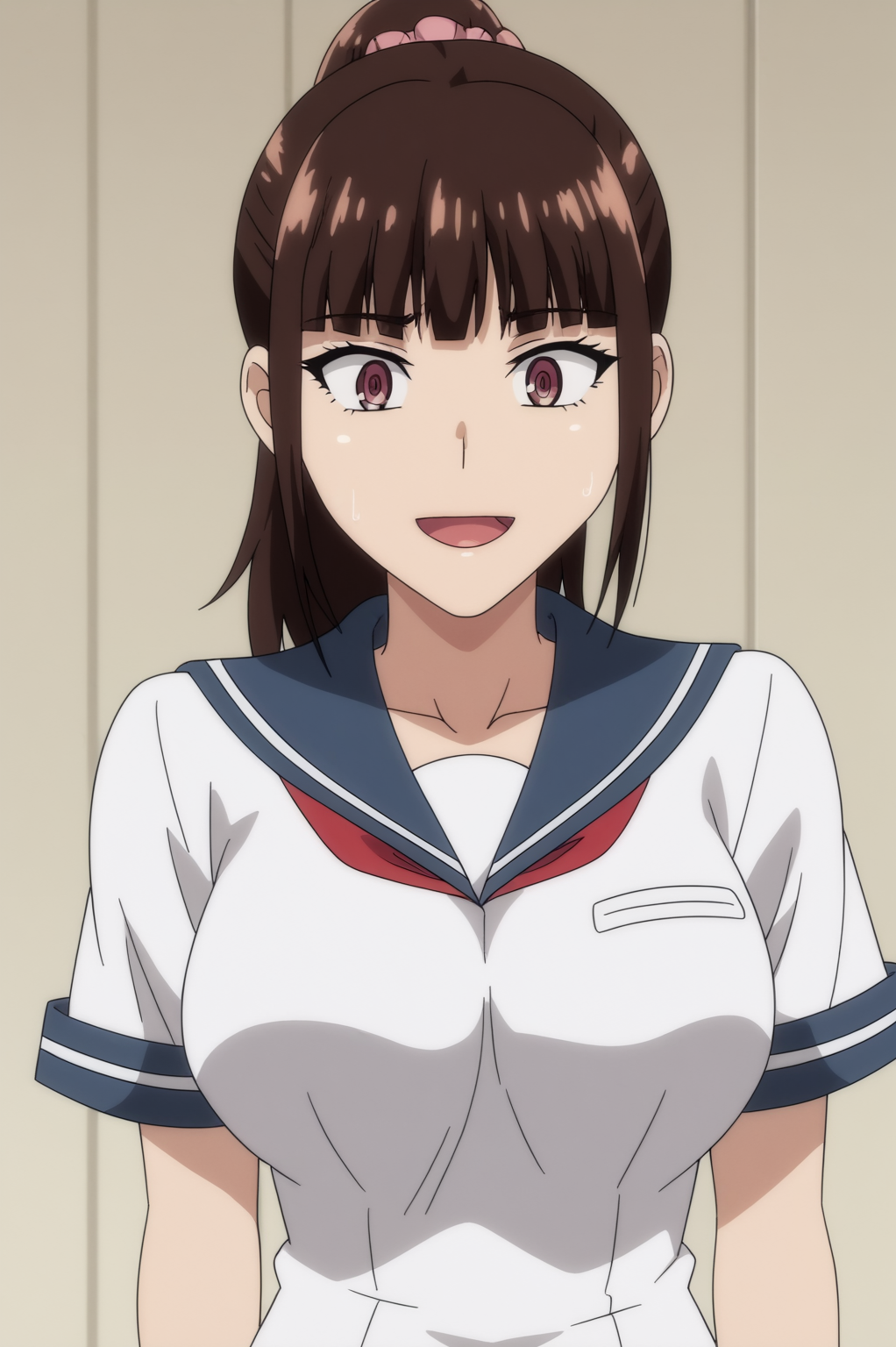 rating_all,  anime screencap, consistent background,   Satsuki Kuroda <lora:Private-Iinchou_wa_Saimin_Appli_o_Shinjiteru-Satsuki_Kuroda-PDXL.safetensors:0.8>,