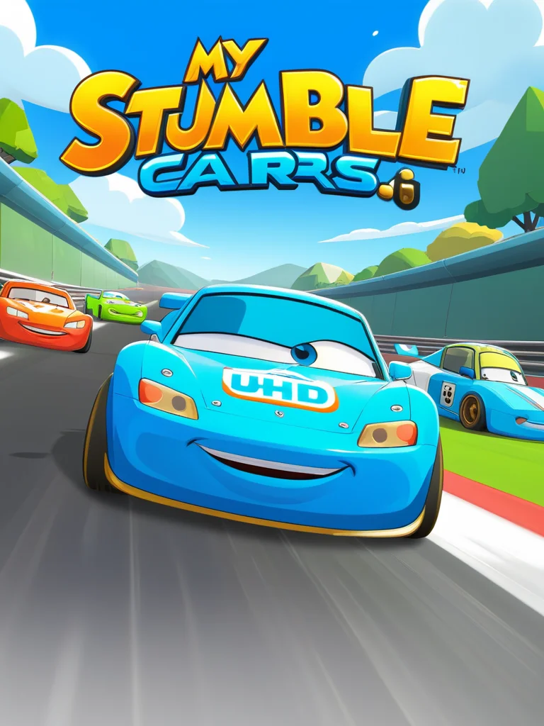 <lora:CartoonStyle_Hap_XL:1>,cartoon style,game icon, cartoon character, my game name is :Stumble cars: Multiplayer Raceï¼ anime,masterpiece,UHD,perfection,perfect,detailed,