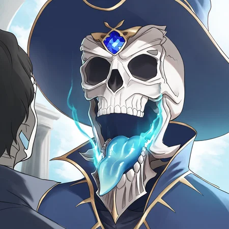<lora:Fane:1>,(fane),skeleton,male focus,masterpiece, open_mouth, blue tongue