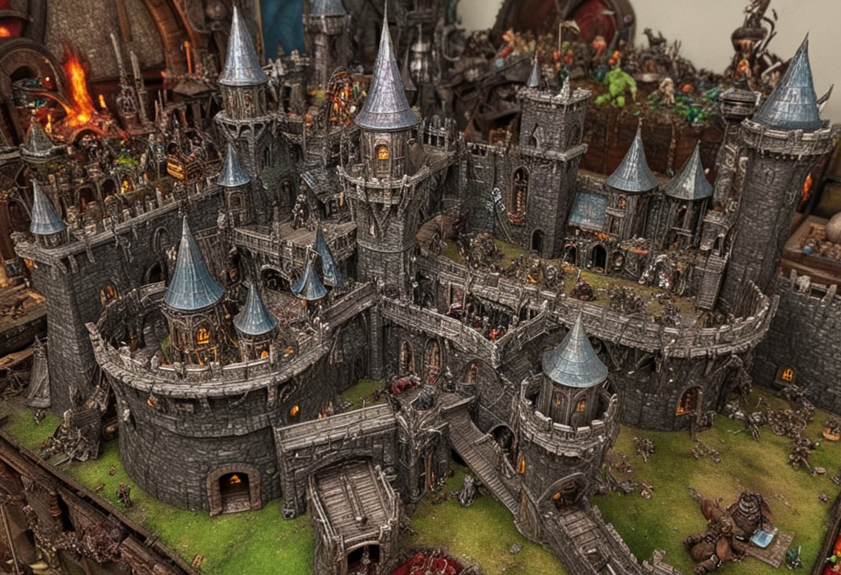 a highly detailed toy land, castle, dwarfes, goblins, fighting, made of l1qu1dp34rl, metal, pearlescent, multicolored <lora:liquidpearlXL:1>
score_9, score_8_up, score_7_up, highres, very detailed, amazing quality, high quality photo. 32k, uhd