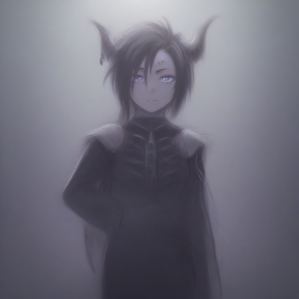Naruto_Manda, (hybrid snake human), female, purple religious tunic, sleeves, hood, scaly skin, (scales:2), green eyes, reptile eyes, inside cave, human bones on floor, jewelry, holding human skull, airshakurprime, low wings, horse tail, sharp teeth, horse ears, ear ornament, single ear cover, horns, heterochromia, purple eyes, yellow eyes, black jacket, epaulettes, aiguillette, long sleeves, white gloves, black pants, eyebrow piercing, ear piercing