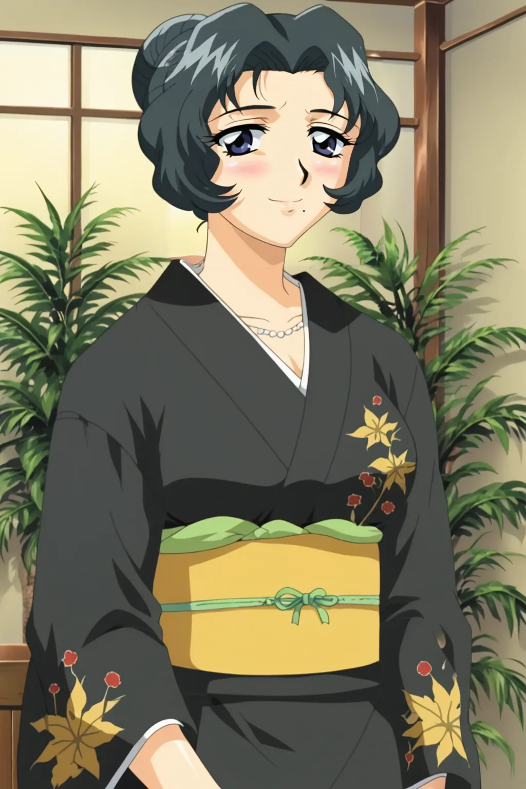 score_9, bes,t masterpiece,   uncensored,  rating:explicit, sexy, lewd face, 
1girl, solo, seductive smile, large breasts, single hair bun, 
KyouhakuAkiyamaSakura,   1mole under left side of mouth, 
mature female, retro artstyle, 1990s (style), fake screenshot, 
WedKim, black kimono with branch pattern, yellow obi, 
 <lora:KyouhakuAkiyamaSakura_V6:0.85>
--pin-shared-memory
--cuda-malloc
--cuda-stream