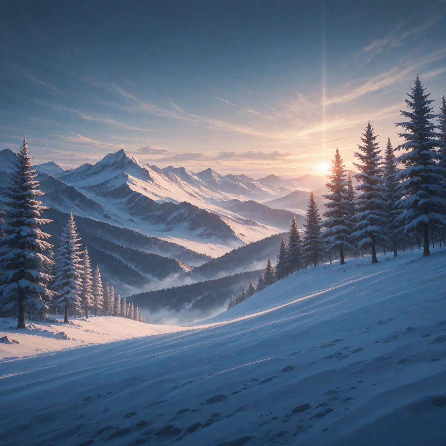 masterpiece, best quality, amazing quality, winter, scenery, no humans,