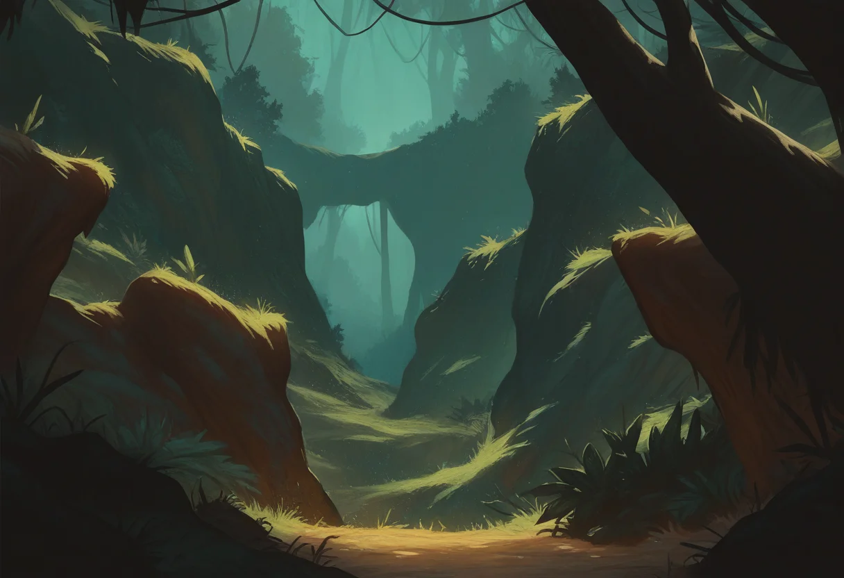 very awa, masterpiece, best quality, hightres, absurdres, pixelPaint, nature, scenery, no humans, jungle, lushes, cliff, <lora:PixelPaintStylez-IL:1>