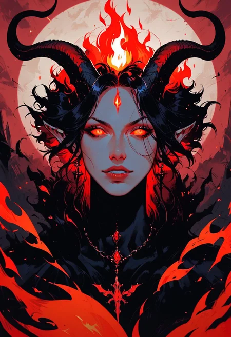 score_9, score_8_up, score_7_up, score_6_up, source_anime, masterpiece, high res, fantasy aesthetic,
BREAK,
1woman, ((fire elemental)), (flame body), flames, fire, fire spirit, brimstone, demonic, silhouette, long demon horns, long demon tail
Castlevania style, <lora:Castlevania_Style_XL:0.7>,
