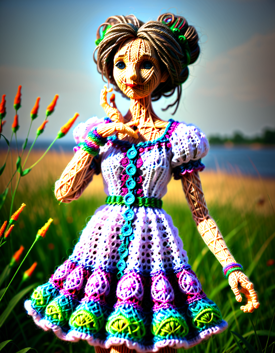 magicyarnlora, 1woman, portrait, summer dress