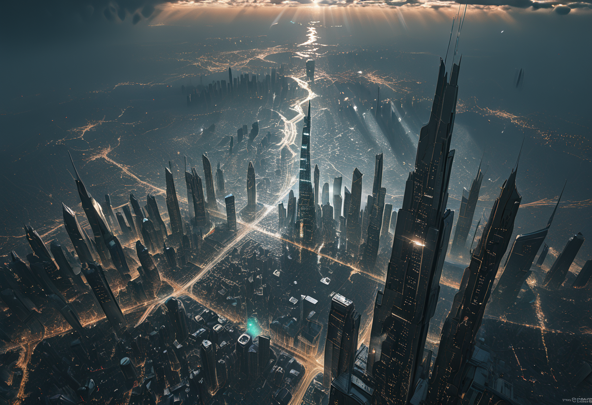 realistic, RAW photo, high quality, Stable_Yogis_PDXL_Positives, high altitude satellite photo of a huge <lora:City_Worlds:0.1> citybkg, made of <lora:mo:0.0> made of crystals,<lora:INWYTK_03vb:0.5> inwytk03, in <lora:S1_Dramatic_Lighting_v2:1.0> s1_dram,  vast city with city skyline silhoette,<lora:FN-dream world_XL-V1.0:0.2> Fantasy Dream, in <lora:Picky-000007:0.5> p41nt3dw0r1d26, featuring <lora:FN-dream world_XL-V1.0:0.3> Fantasy Dream