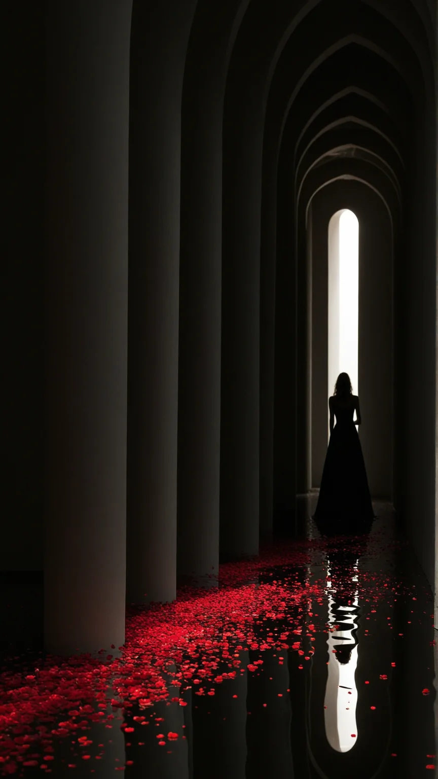 A cascade of mirrors stretching deep, a tunnel of light and shadow folding over itself, reflecting and refracting into infinity. Red dots pulse in rhythm, blood or petals strewn along a path where geometry melts into illusion, spires of symmetry rise and fall like ancient echoes, rippling under a distant silver sky. The center pulls everything in, a single bright spire like a sword or a spineâstill, cold, waiting. A ripple spreads outward, shifting across smooth surfaces. Light bends softly, curling like whispered secrets through a hollowed passage. Forms dissolve into flickers, dancing briefly before vanishing. Silent, subtle hues shimmer, glinting momentarily as patterns twist, spiraling downward endlessly into unseen depths. Something lingers, barely touched, fading faster than breath. Waves scatter, weaving through shifting reflections, slipping beneath fractured currents. Shapes flicker, vanishing swiftly into darkened corners where whispers drift unseen. Shadows stretch, bending inward as contours blur, dissolving steadily into fleeting glimpses. Movement traces silence, pulling echoes beyond sight, swirling endlessly toward forgotten edges. A cascade of mirrors stretching deep, a tunnel of light and shadow folding over itself, reflecting and refracting into infinity. Red dots pulse in rhythm, blood or petals strewn along a path where geometry melts into illusion, spires of symmetry rise and fall like ancient echoes, rippling under a distant silver sky. The center pulls everything in, a single bright spire like a sword or a spineâstill, cold, waiting. A ripple spreads outward, shifting across smooth surfaces. Light bends softly, curling like whispered secrets through a hollowed passage. Forms dissolve into flickers, dancing briefly before vanishing. Silent, subtle hues shimmer, glinting momentarily as patterns twist, spiraling downward endlessly into unseen depths. Something lingers, barely touched, fading faster than breath. Waves scatter, weaving through shifting reflections, slipping beneath fractured currents. Shapes flicker, vanishing swiftly into darkened corners where whispers drift unseen. Shadows stretch, bending inward as contours blur, dissolving steadily into fleeting glimpses. Movement traces silence, pulling echoes beyond sight, swirling endlessly toward forgotten edges. A cascade of mirrors stretching deep, a tunnel of light and shadow folding over itself, reflecting and refracting into infinity. Red dots pulse in rhythm, blood or petals strewn along a path where geometry melts into illusion, spires of symmetry rise and fall like ancient echoes, rippling under a distant silver sky. The center pulls everything in, a single bright spire like a sword or a spineâstill, cold, waiting. A ripple spreads outward, shifting across smooth surfaces. Light bends softly, curling like whispered secrets through a hollowed passage. Forms dissolve into flickers, dancing briefly before vanishing. Silent, subtle hues shimmer, glinting momentarily as patterns twist, spiraling downward endlessly into unseen depths. Something lingers, barely touched, fading faster than breath. Waves scatter, weaving through shifting reflections, slipping beneath fractured currents. Shapes flicker, vanishing swiftly into darkened corners where whispers drift unseen. Shadows stretch, bending inward as contours blur, dissolving steadily into fleeting glimpses. Movement traces silence, pulling echoes beyond sight, swirling endlessly toward forgotten edges, A cascade of mirrors stretching deep, a tunnel of light and shadow folding over itself, reflecting and refracting into infinity. Red dots pulse in rhythm, blood or petals strewn along a path where geometry melts into illusion, spires of symmetry rise and fall like ancient echoes, rippling under a distant silver sky. The center pulls everything in, a single bright spire like a sword or a spineâstill, cold, waiting. A ripple spreads outward, shifting across smooth surfaces. Light bends softly, curling like whispered secrets through a hollowed passage. Forms dissolve into flickers, dancing briefly before vanishing. Silent, subtle hues shimmer, glinting momentarily as patterns twist, spiraling downward endlessly into unseen depths. Something lingers, barely touched, fading faster than breath. Waves scatter, weaving through shifting reflections, slipping beneath fractured currents. Shapes flicker, vanishing swiftly into darkened corners where whispers drift unseen. Shadows stretch, bending inward as contours blur, dissolving steadily into fleeting glimpses. Movement traces silence, pulling echoes beyond sight, swirling endlessly toward forgotten edges. A cascade of mirrors stretching deep, a tunnel of light and shadow folding over itself, reflecting and refracting into infinity. Red dots pulse in rhythm, blood or petals strewn along a path where geometry melts into illusion, spires of symmetry rise and fall like ancient echoes, rippling under a distant silver sky. The center pulls everything in, a single bright spire like a sword or a spineâstill, cold, waiting. A ripple spreads outward, shifting across smooth surfaces. Light bends softly, curling like whispered secrets through a hollowed passage. Forms dissolve into flickers, dancing briefly before vanishing. Silent, subtle hues shimmer, glinting momentarily as patterns twist, spiraling downward endlessly into unseen depths. Something lingers, barely touched, fading faster than breath. Waves scatter, weaving through shifting reflections, slipping beneath fractured currents. Shapes flicker, vanishing swiftly into darkened corners where whispers drift unseen. Shadows stretch, bending inward as contours blur, dissolving steadily into fleeting glimpses. Movement traces silence, pulling echoes beyond sight, swirling endlessly toward forgotten edges. A cascade of mirrors stretching deep, a tunnel of light and shadow folding over itself, reflecting and refracting into infinity. Red dots pulse in rhythm, blood or petals strewn along a path where geometry melts into illusion, spires of symmetry rise and fall like ancient echoes, rippling under a distant silver sky. The center pulls everything in, a single bright spire like a sword or a spineâstill, cold, waiting. A ripple spreads outward, shifting across smooth surfaces. Light bends softly, curling like whispered secrets through a hollowed passage. Forms dissolve into flickers, dancing briefly before vanishing. Silent, subtle hues shimmer, glinting momentarily as patterns twist, spiraling downward endlessly into unseen depths. Something lingers, barely touched, fading faster than breath. Waves scatter, weaving through shifting reflections, slipping beneath fractured currents. Shapes flicker, vanishing swiftly into darkened corners where whispers drift unseen. Shadows stretch, bending inward as contours blur, dissolving steadily into fleeting glimpses. Movement traces silence, pulling echoes beyond sight, swirling endlessly toward forgotten edges, epic composition, intricate, elegant, highly detailed