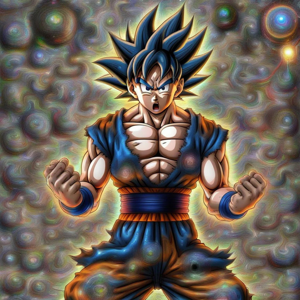 <lora:DeepDream:1> goku, powering up DeepDream