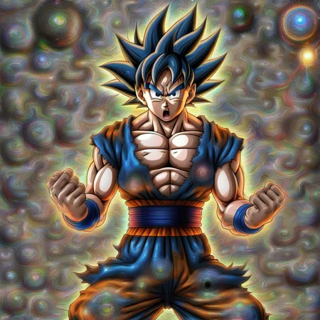 <lora:DeepDream:1> goku, powering up  DeepDream