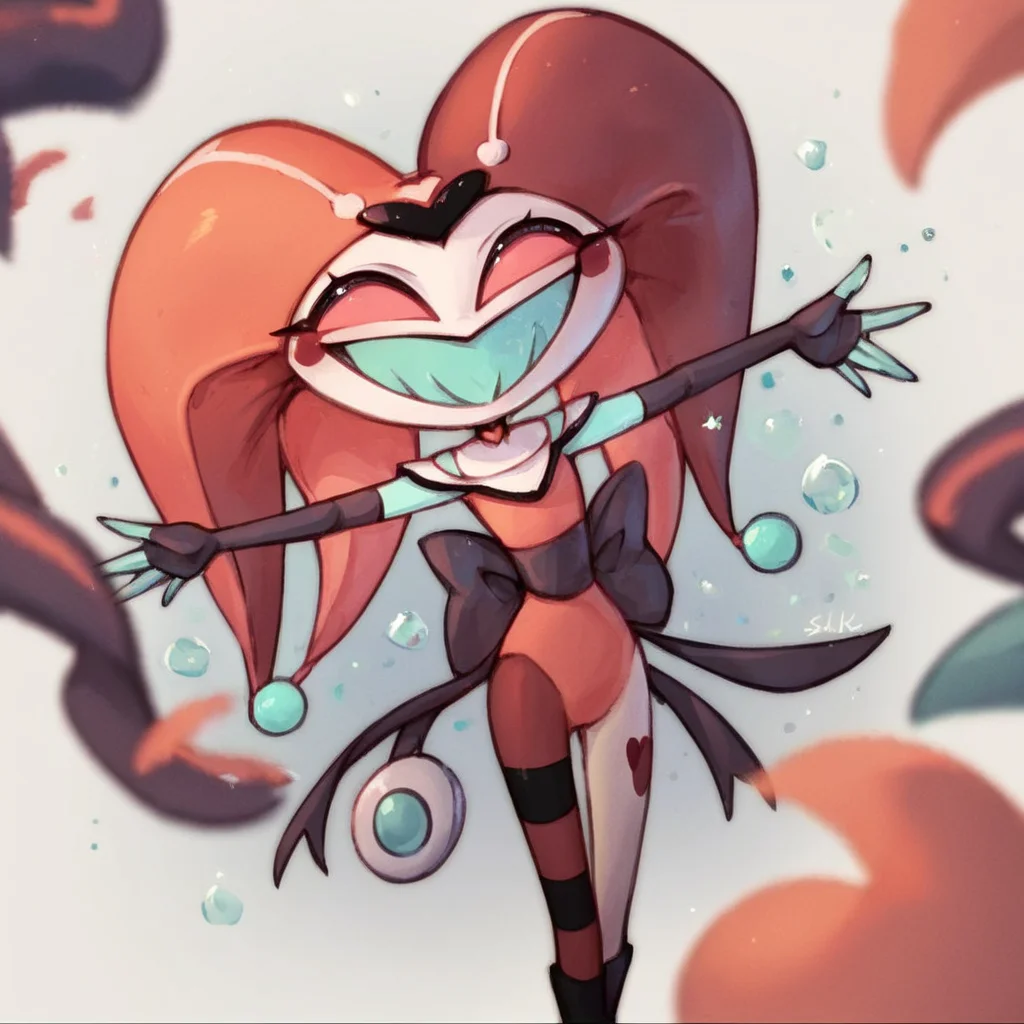 score_9, score_8_up, score_7_up, score_6_up, score_5_up, score_4_up, source_anime, hazbinhotelkitty, happy, dancing