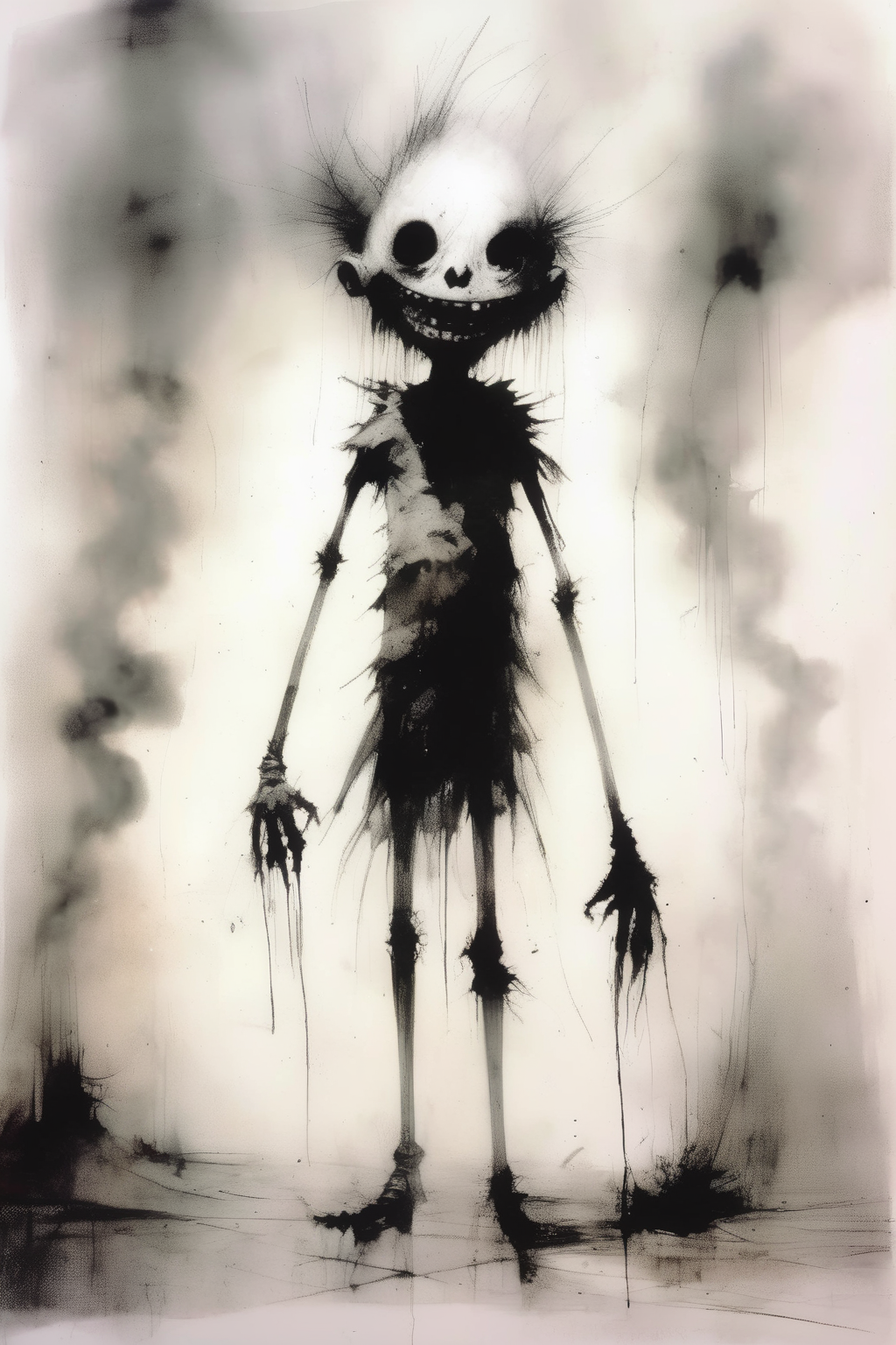 <lora:Stephen Gammell Style:1>Stephen Gammell Style - pisspot in the style of stephen gammell