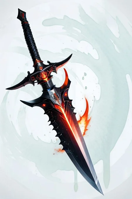 obsidian sword of flame