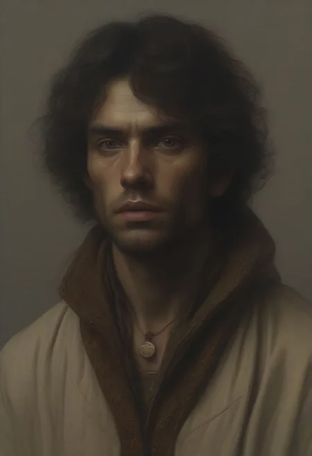 male ageless solid,african,ruby red eyes,aquiline nose,strong jaw,asymmetrical cheeks,diamond face shape,dark chestnut short crop hair,amusement,runelore mastery,hands on ancient runes,accessing their powers,wearing enchanted trousers,sorcerer's cape,transfigure dotted lines,parallel liness,hyper-information nexus,icosahedron,meteor shower,light brown charm,whirling,unleash,self-adjusting nanofluidic climate control,limestone convection,whipping magic,concentrated stance,eyes closed,mentally focusing on the spell,halo,art by Fritz Gross,trailblazing marvelous opus with unsurpassed details,
(caput mortuum and navy blue colors:0.1),(center composition, symmetry composition:0.1),
<lora:MJ52:0.3>,<lora:detailed_notrigger:0.5>,<lora:SDXLFaeTastic2400:0.2>,<lora:The_Classic:0.5>,