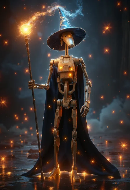 Wizard battle droid
